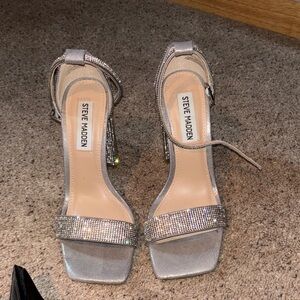 Steve Madden Tiaa Rhinestone Heels, Size 6